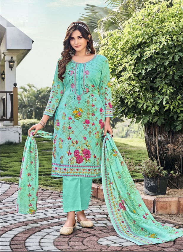 Al Karam Gulfam 1 Casual Wear Wholesale Printed Cotton Dress Material 